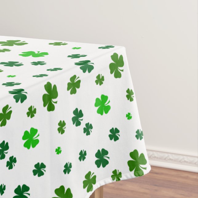 Nappe de table pour la Saint-Patrick à motif de tr (In Situ)