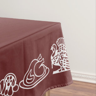 NAPPE DE TABLE TRADITIONNELLE DE THANKSGIVING