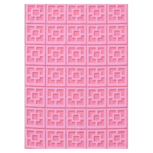 Nappe de treillis rose rétro
