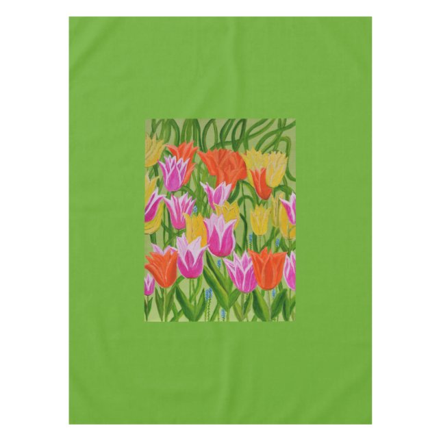 Nappe de tulipes (Devant)