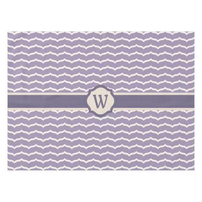 Nappe de Zigzag fleurie (Devant (Horizontal))
