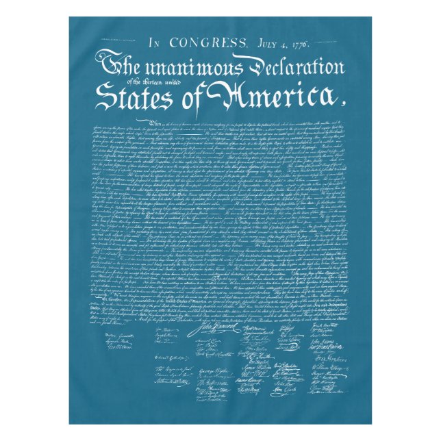 Nappe Déclaration d'indépendance des États-Unis (Devant)