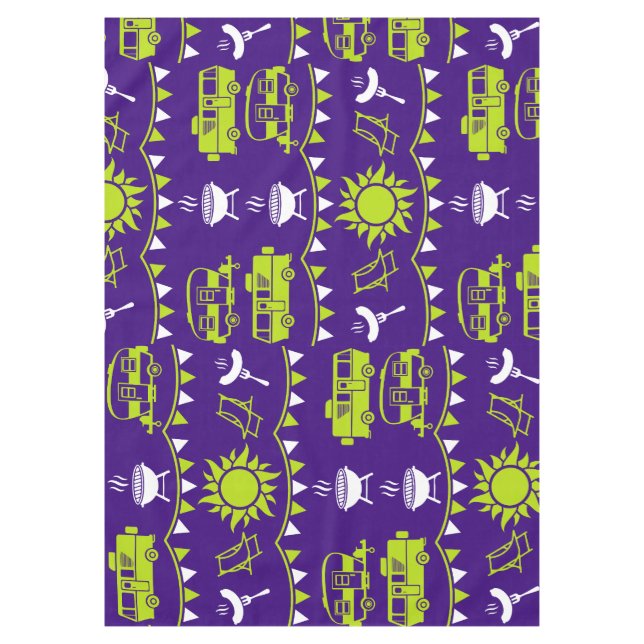 Nappe Décor camping Caravan (Devant)