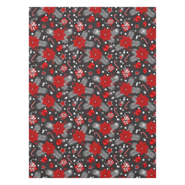 Nappe Décor de Noël Design motif (Devant)