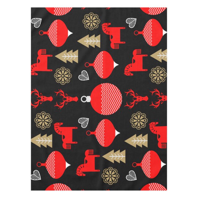 Nappe Décor de Noël Scandi (Devant)