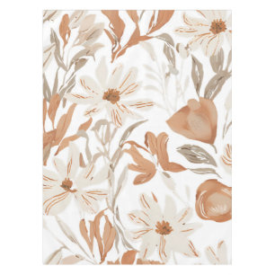 Nappe Décor de table en terre cuite Fleur sauvage Boho r