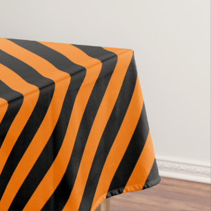 Nappe Décoration de la fête de l'Halloween Orange Blac