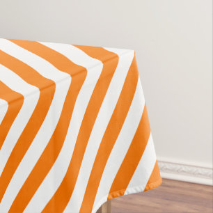 Nappe Décoration de la fête de l'Halloween Orange Whit