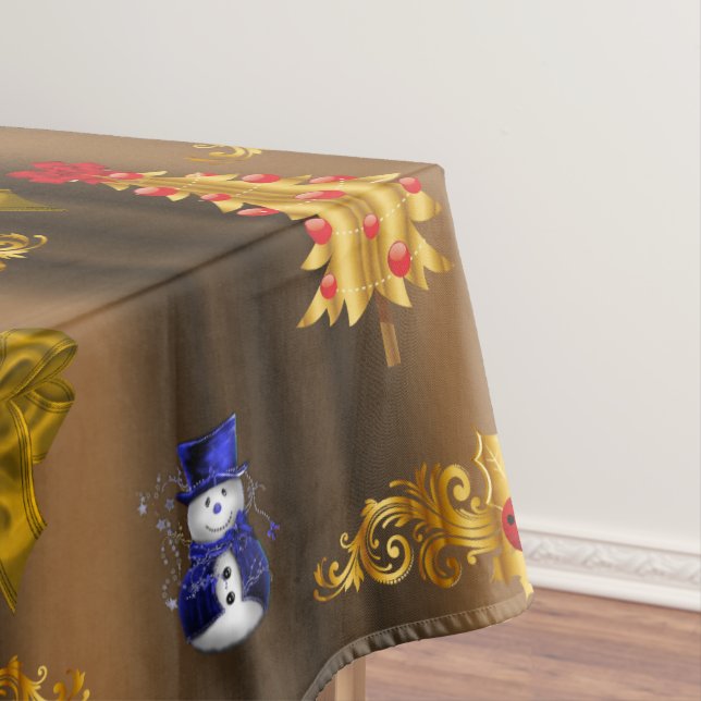 Nappe Décorations de Noël sur bronze (In Situ)