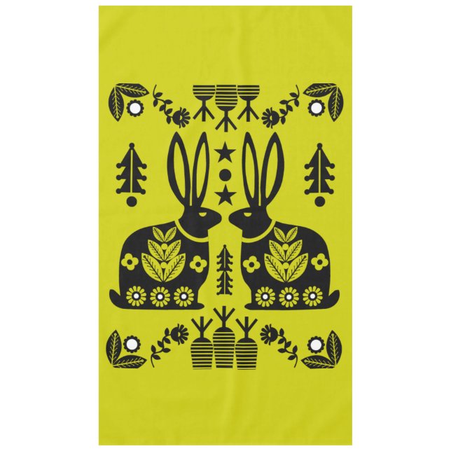 Nappe décorative folklorique nordique scandinave l (Devant)