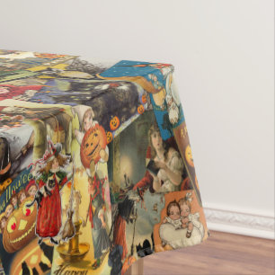 Nappe Découpage Vintage traditionnel Halloween