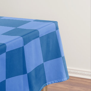 Nappe Découvrez l'attrait du motif damier bleu