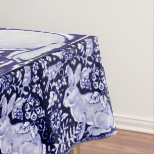 Nappe Dedham Blue & White Rabbit Carrelage céramique Nap