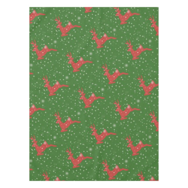 Nappe Deer Winter Holidays Baby Jersey Bodysuit (Devant)