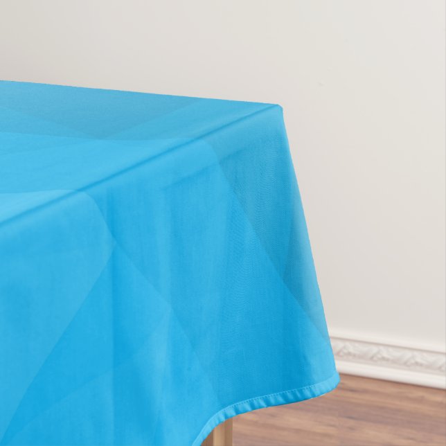 Nappe Dégradé de cyan bleu motif en maille géométrique T (In Situ)