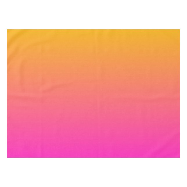 Nappe dégradé jaune et rose ombre (Devant (Horizontal))