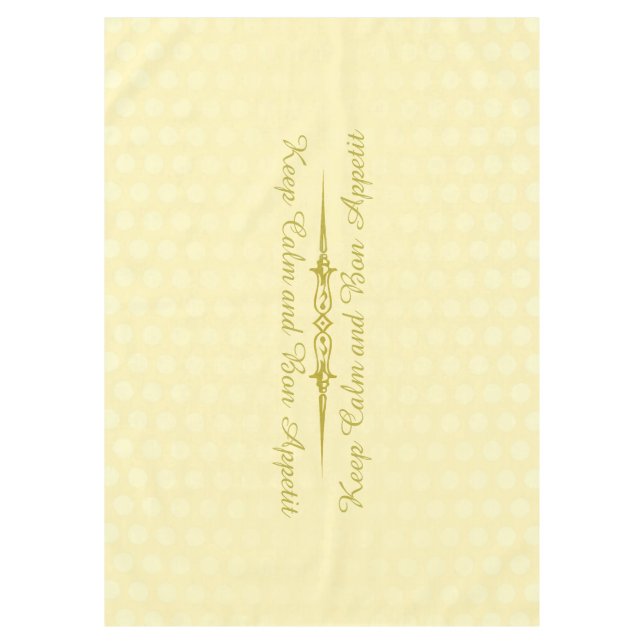 Nappe dégradés pois jaune clair + votre texte (Devant)