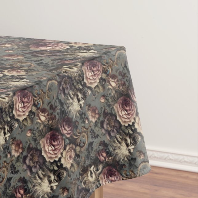 Nappe Démons de la délinquance - Gothique Moyen Motif (In Situ)