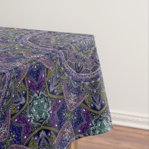 Nappe Dentelle blanche de zen d'amende orientale de