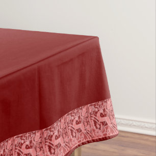 Nappe Dentelle de rennes de Noël 52 po x 70 po