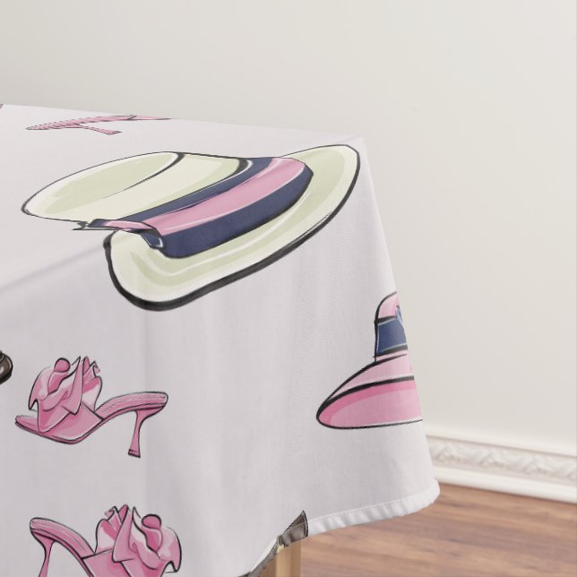 Nappe Derby Fancy Casquettes et chaussures Motif Preppy (In Situ)