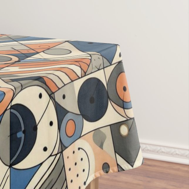 Nappe Design Art Déco coloré (In Situ)