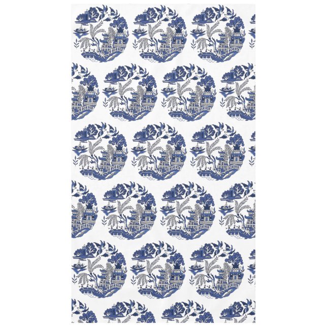 Nappe Design classique de saule bleu (Devant)