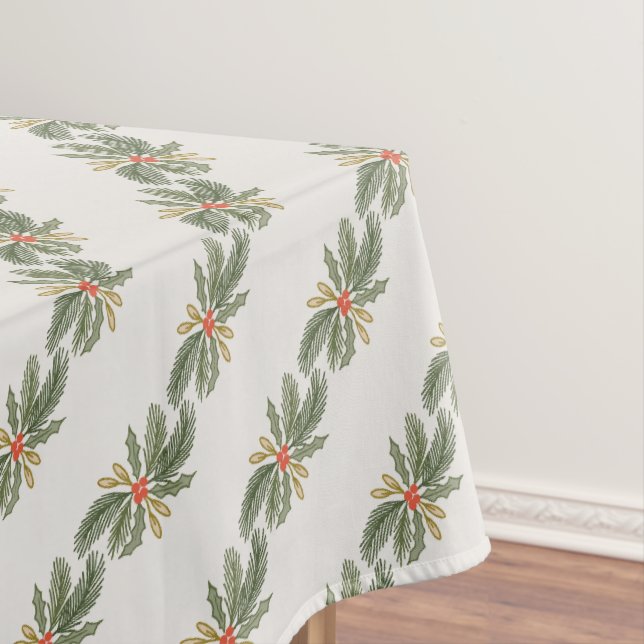Nappe Design de Christmas Greens, Holly et Pine (In Situ)