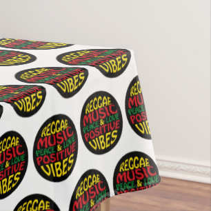 Nappe Design de reggae avec des paroles et des citations