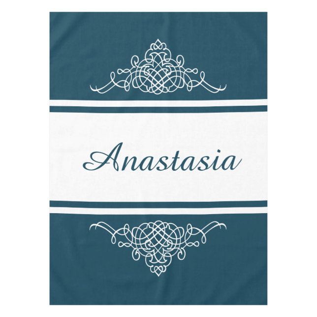 Nappe Design floral élégant (Devant)