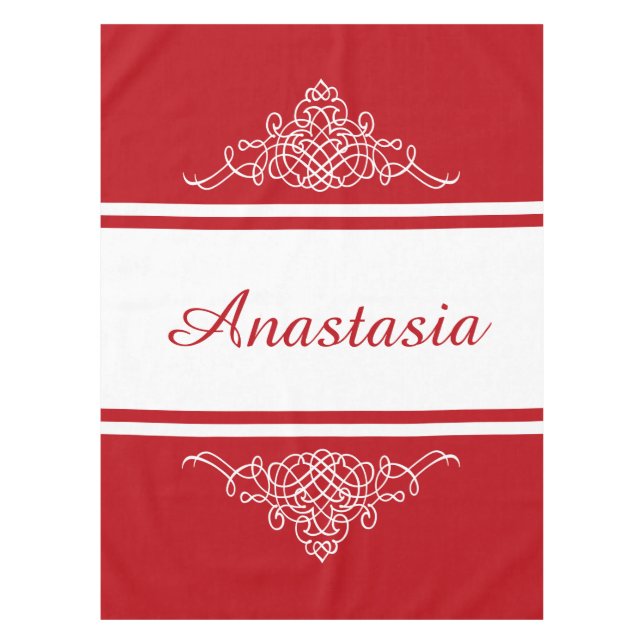 Nappe Design floral élégant (Devant)