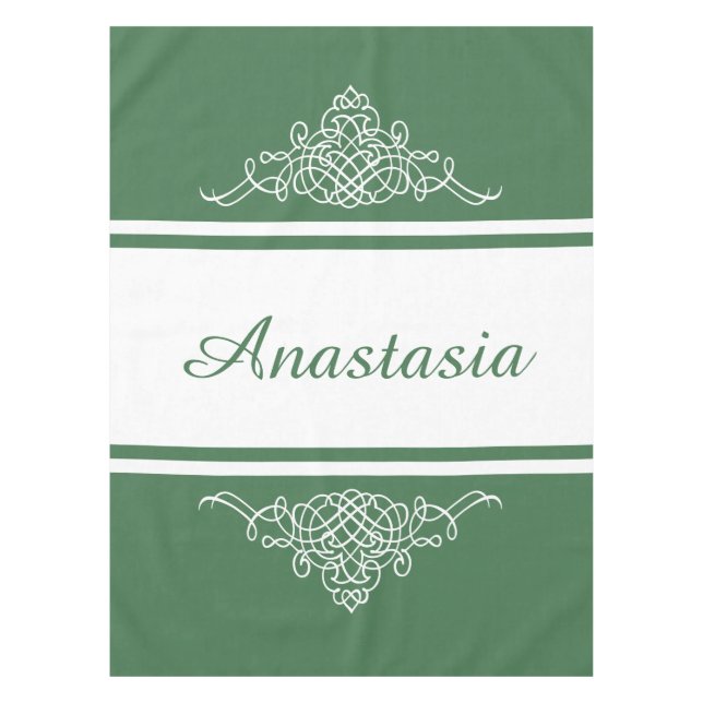 Nappe Design floral élégant (Devant)