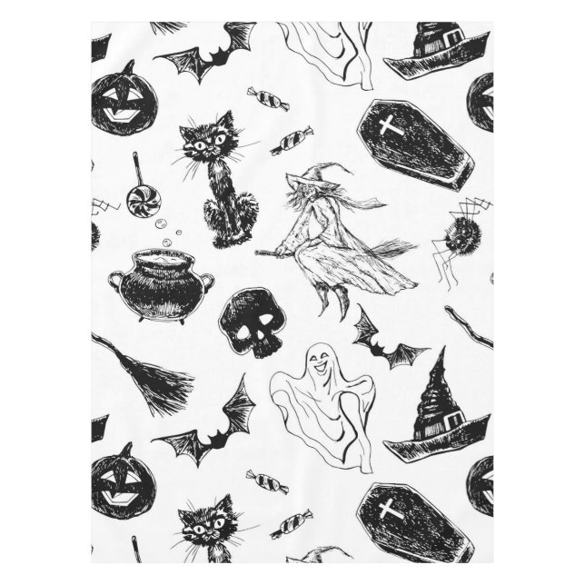 Nappe Design motif d'Halloween (Devant)