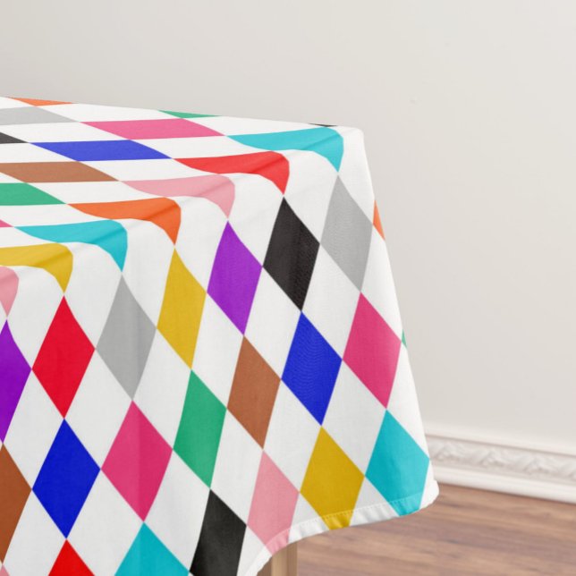Nappe Design Motif multicolore Harlequin Diamonds (Créateur téléchargé)