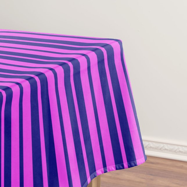 Nappe Design Motif violet bleu élégant rayures (Créateur téléchargé)