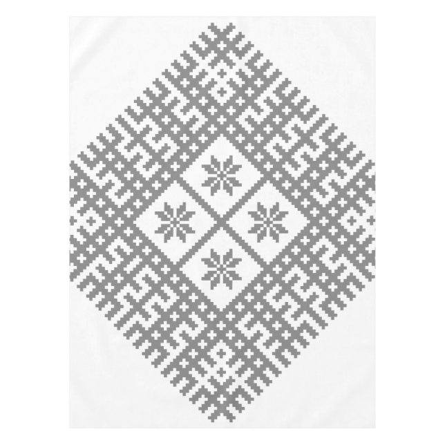 Nappe Design traditionnel letton à motif de ceinture Lie (Devant)