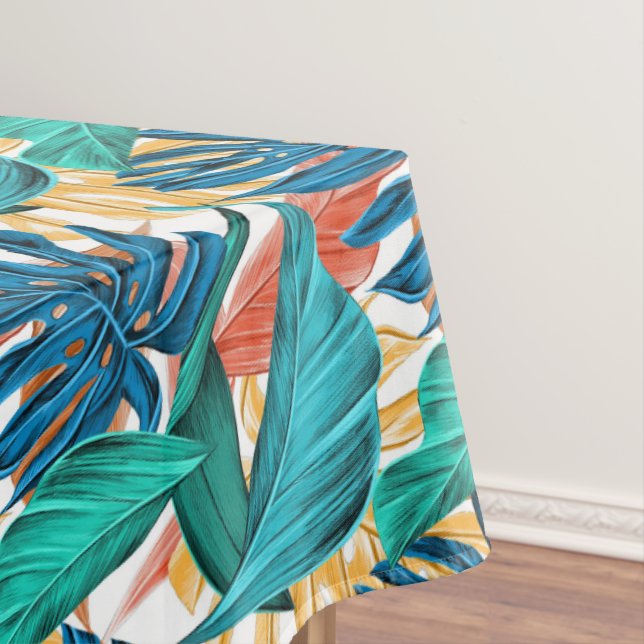 Nappe Design Tropical Leaf Paradise pour élégant (In Situ)