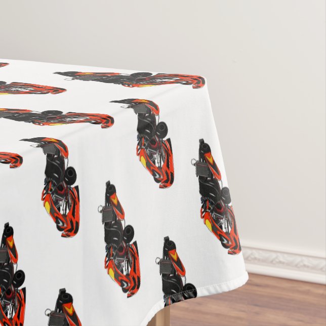 Nappe dessin animé de Kart racing (In Situ)