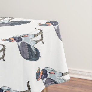 Nappe dessin animé d'oiseau vautour du roi