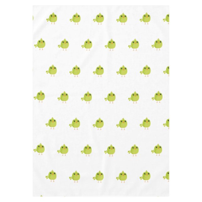 Nappe Dessin d'oiseau vert (Devant)