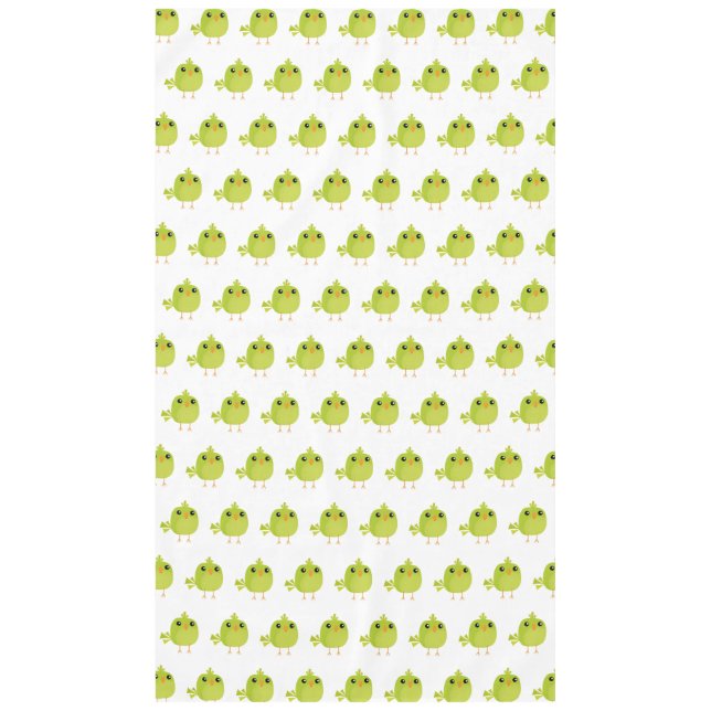 Nappe Dessin d'oiseau vert (Devant)