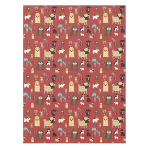 Nappe dessin motif pour chien mignon pour amoureux de le