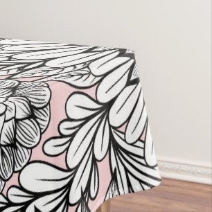 Nappe Dessins floraux roses modernes