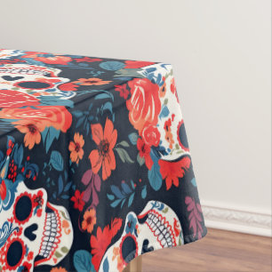 Nappe 💀 Día de Muertos, crâne à sucre