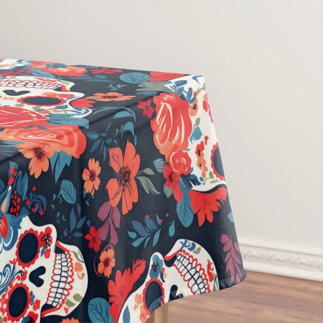 Nappe 💀 Día de Muertos, crâne à sucre (In Situ)