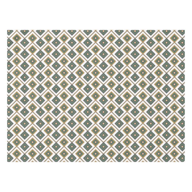 Nappe Diamante en vert (Devant (Horizontal))