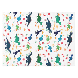 Nappe Dinosaures colorés mignon Motif