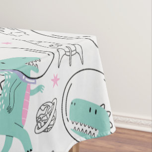 Nappe Dinosaures de l'espace, Dinosaures mignons, Navire