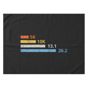Nappe Distances de course I - 5K 10K 13,1 26,2 Marathoni