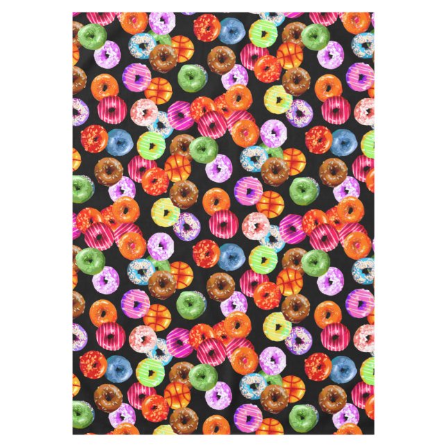 Nappe Donuts motif sans couture + votre fond. & idées (Devant)